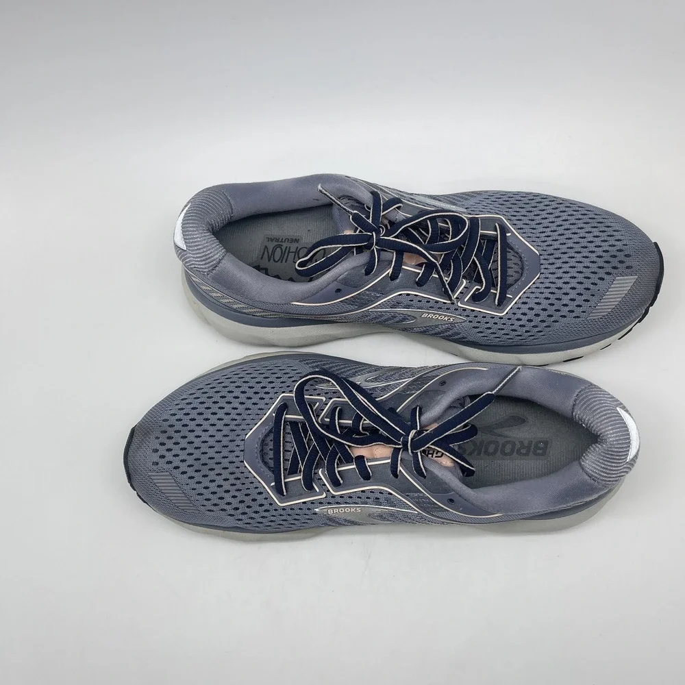 Brooks Sneakers Womens 9 B Ghost 12 1203051B086‎ Gray Running Athletic Shoes - Picture 8 of 13